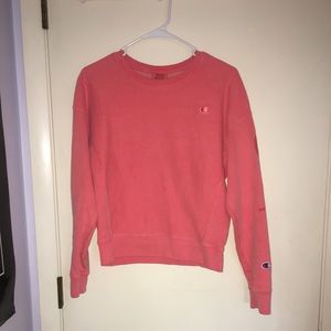 Champion Reverse Weave Crewneck Sweatshirt Pink M